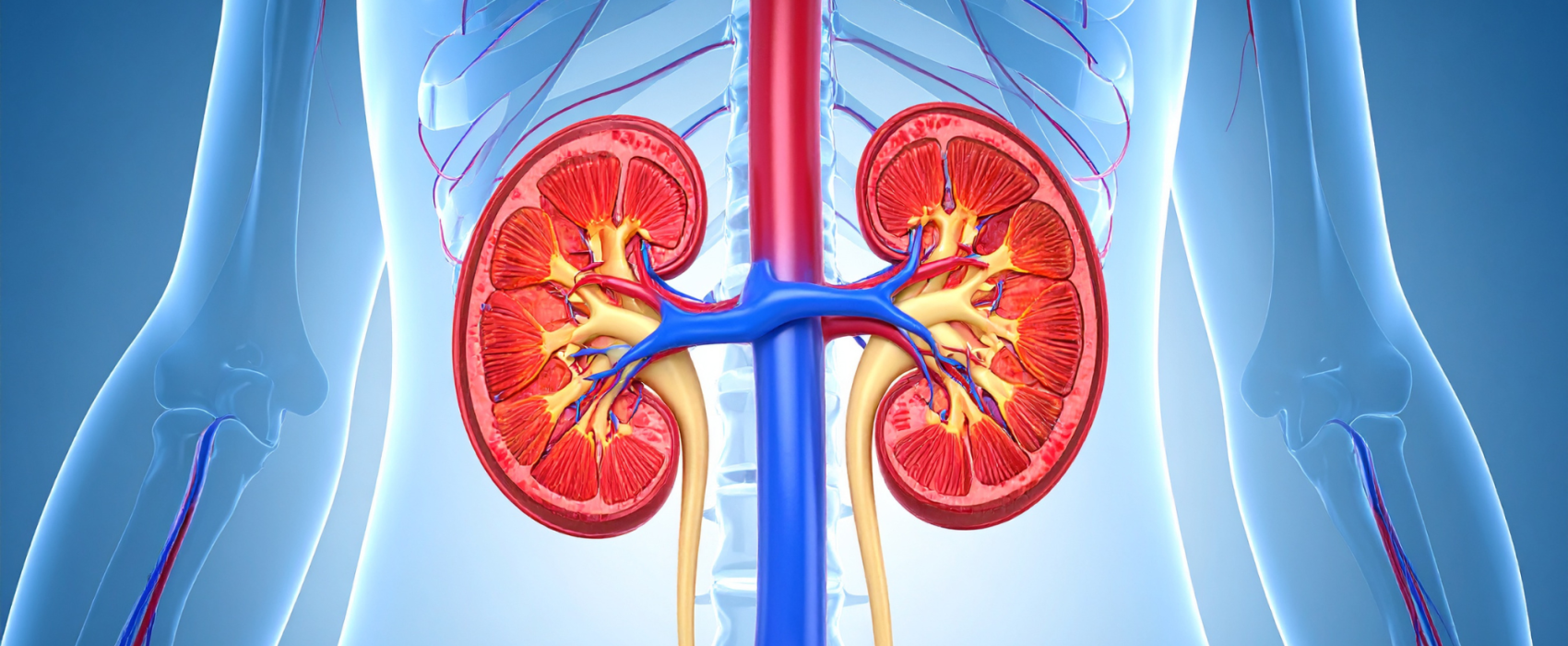 Illustration of kidneys
