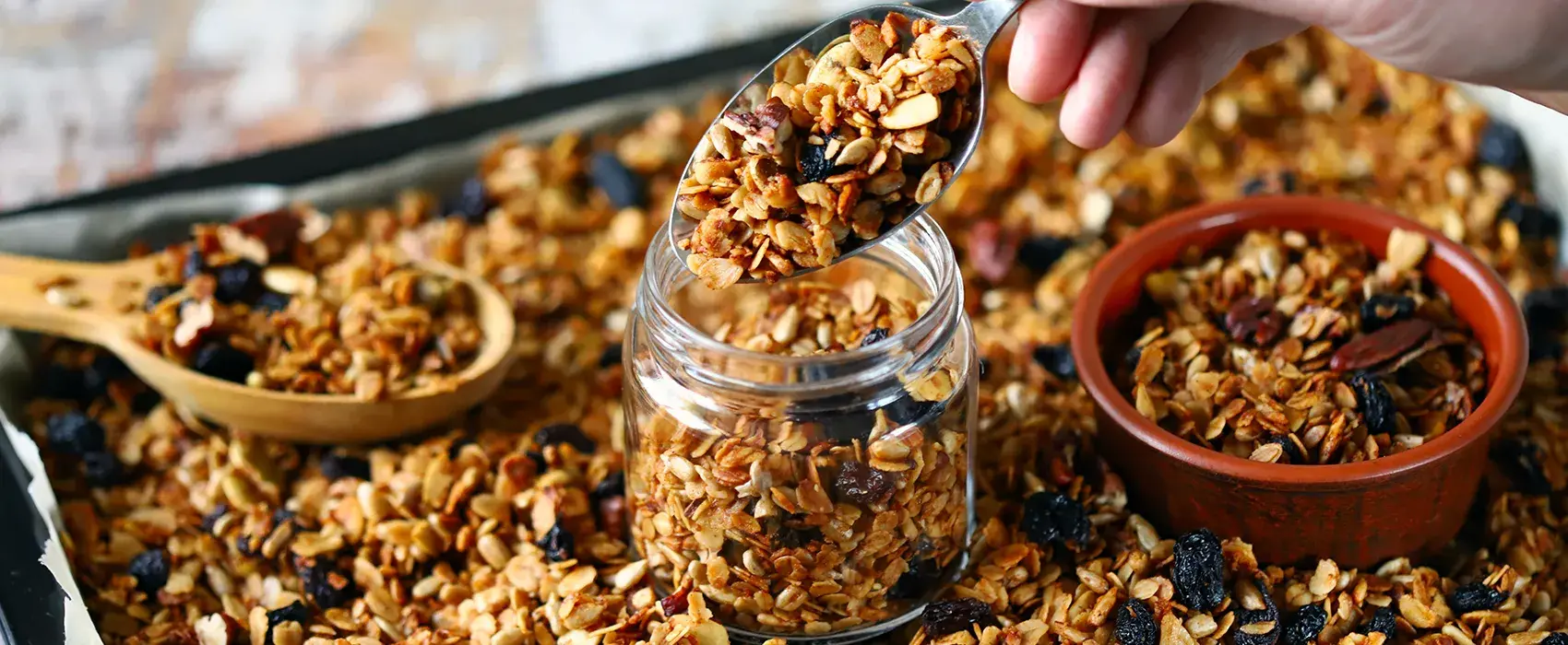 Homemade granola