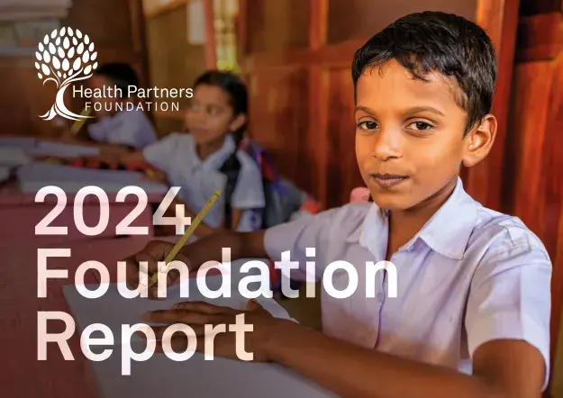 Front page of our foundation report
