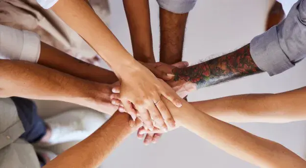 Inclusion hands in